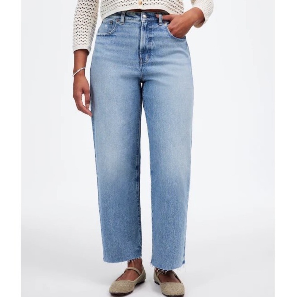 Madewell The Curvy Perfect Vintage Wide-Leg Crop Jean | Size 26 - Picture 2 of 10
